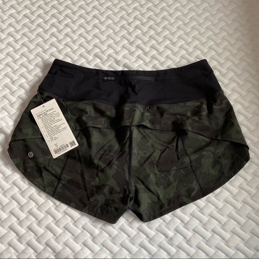 NWT Sz 10 Lululemon Speed Up HR 2.5” ICMI/Black - Picture 6 of 10